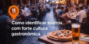 Mesa de madeira com pizza fresca e cerveja em ambiente gastronômico iluminado.