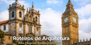Estruturas históricas com igreja e torre em céu azul, 2026
